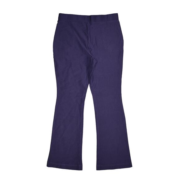 LISA RINNA COLLECTION NEW $87 Pull-On Boot Cut Pants w/ Pockets Blue Medium - Picture 2 of 3